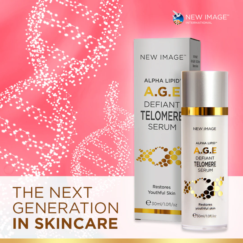 A.G.E Defiant Telomere Serum 30ml anti-ageing facial serum for smoother and more radiant-looking skin.