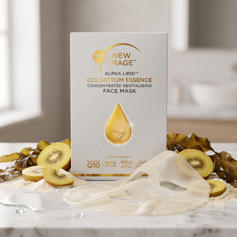 Colostrum Essence Face Mask hydrating sheet mask for soft, smooth and refreshed skin.