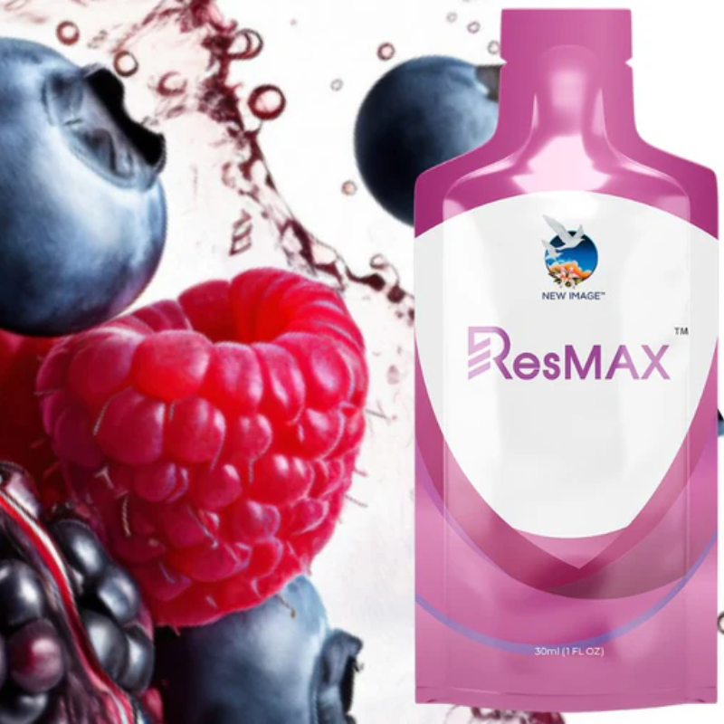 ResMAX Antioxidant Protection 30 Sachets plant-based antioxidant supplement with fermented berry extracts, inulin and vitamin C.